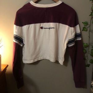 champion crop sweatshirt